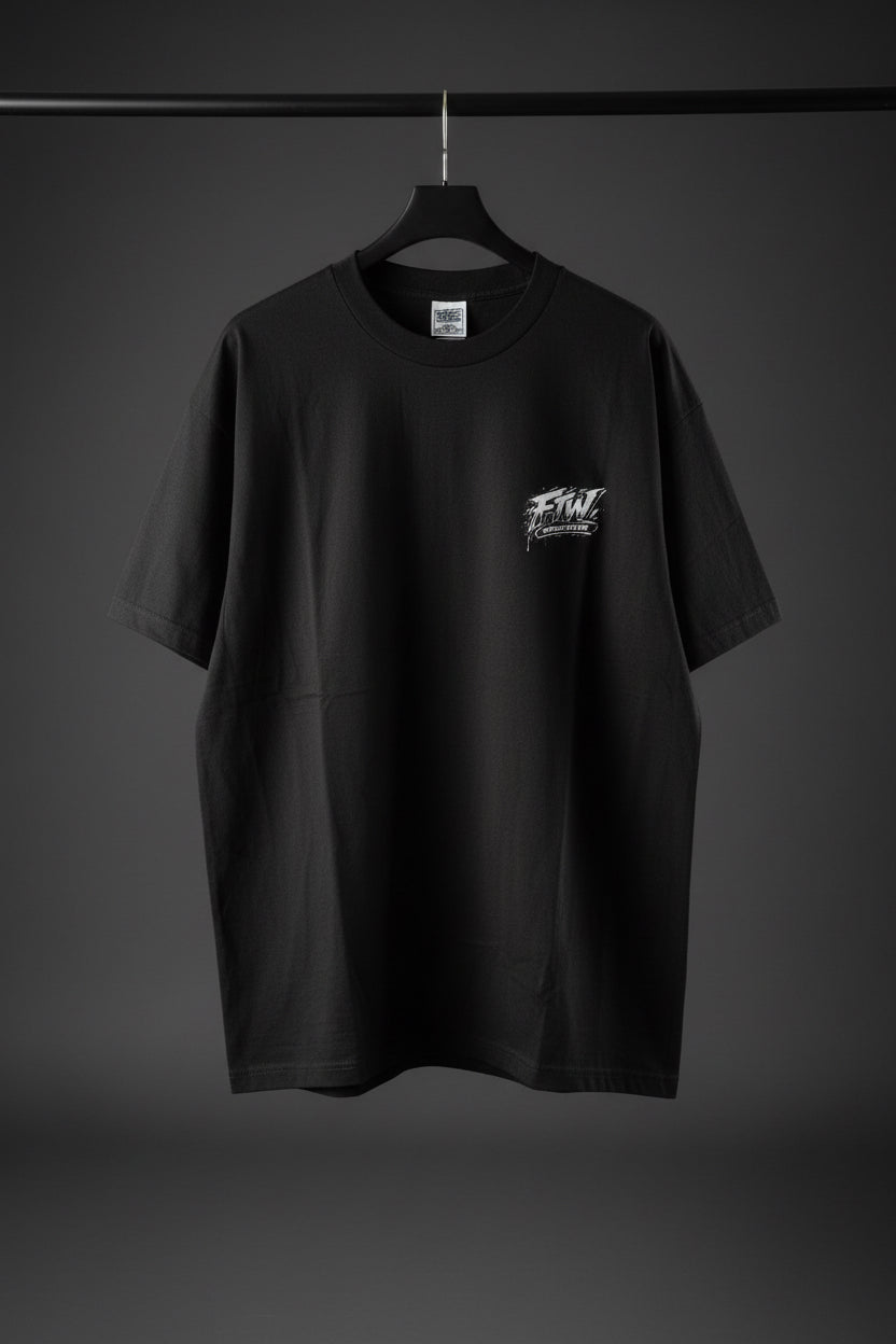 FTW “Free the World” Oversized Tee - Black